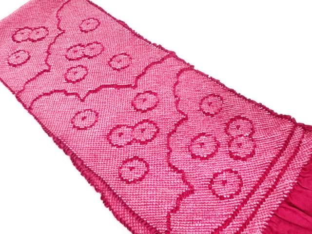 JAPANESE OBIAGE FOR FURISODE / SHIBORI / SILK